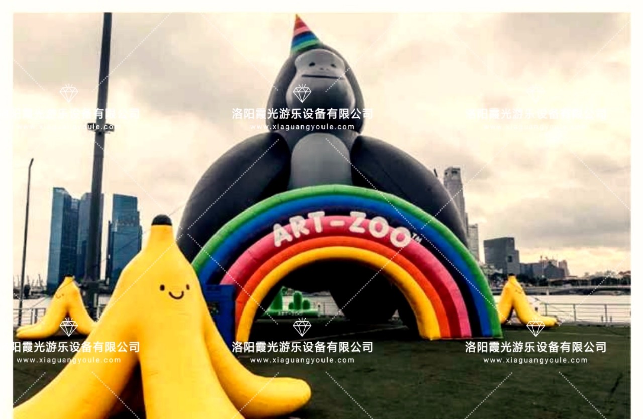 桐城香蕉大型充气城堡乐园